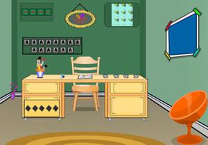 play Escape From Green Cartoon Room