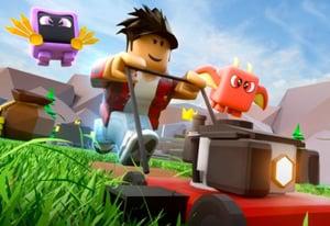 play Roblox Lawn Mowing Simulator