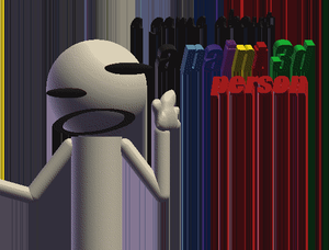 play A Game About A Paint 3D Person