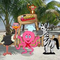 play Friends Reach Octopus Restaurant