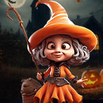 play Halloween Sorcerer Girl Escape