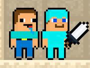 play Noob Vs Pro Sand Island