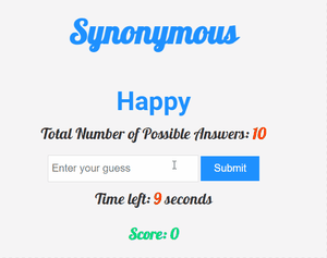 play Synonymous