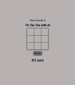 play Tic Tac Toe With Ai