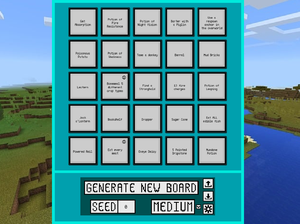 play Minecraft Bingo+ V3