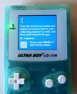 play Game Boy Blue Screen Of Death (Bsod)