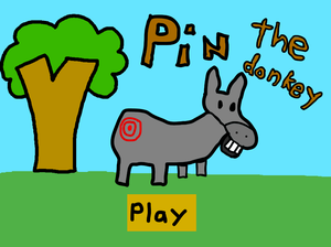 play Pin The Donkeys Tail