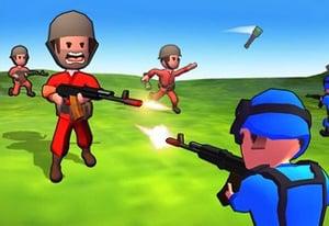 play Little Commander Red Vs Blue