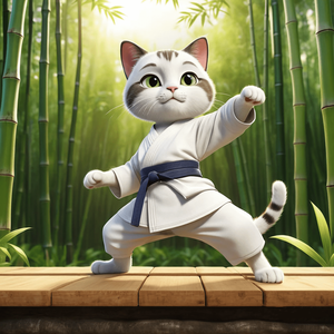 play Karate Kat: Precision Paws