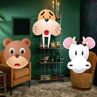 play Animal Emoji House Escape