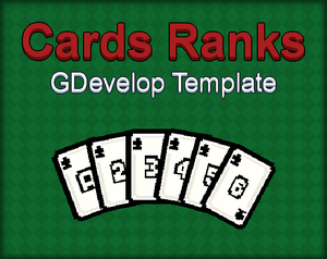 play Cards Ranks Template