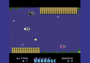 play River Barrage [Commodore 64]