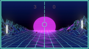 play Pong Neon