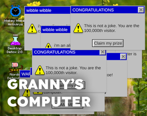 play Granny'S Computer