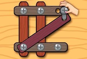 play Wood Nuts Master Screw Puzzle