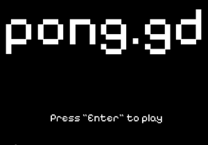 play Pong.Gd V1.0.1