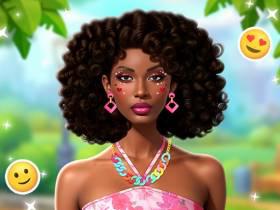 play Glam And Glossy Summer Look - Free Game At Playpink.Com