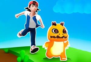 play My Monster Pet Train Fight