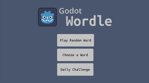play Wordle Clone With Godot