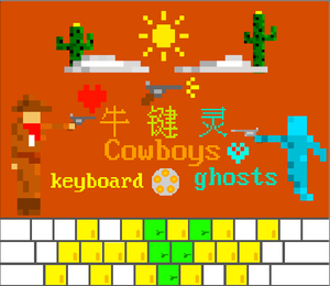play Cowboy,Keyboard,And Ghost