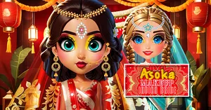play Asoka Makeup Indian Bride