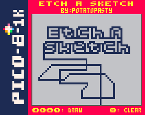play Etch A Sketch (Pico-1K Jam)