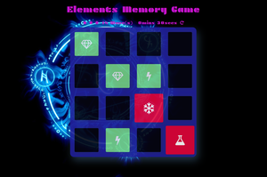 play Elements Memory Game