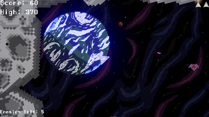 play 2D Aliens Vs Rocketman