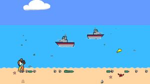 play Beach Clean Up Crew