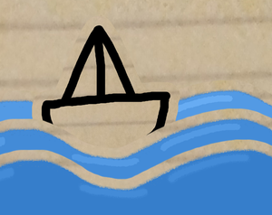 play Paper Boat On Paper Waves