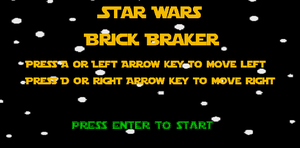 play Star Wars Brick Breaker