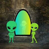 play Grandpa Trapped Alien Cave