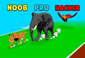 play Animal Transform Race