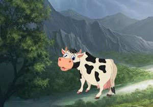 play Cow Reach The Shed