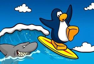 play Club Penguin Catchin Waves