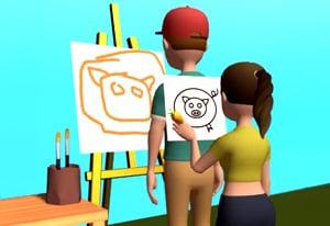 play Draw On My Back Challenge