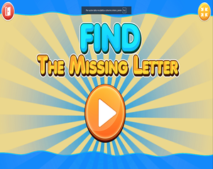play Find The Missing Letter