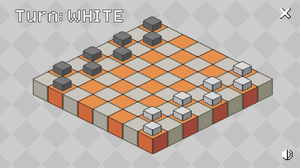 play Orange Pixel Checkers