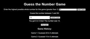 play Guess The Number