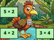 play Multiplication: Bird Image Uncover