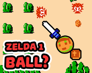 play Link But He'S A Ball - Zelda 1