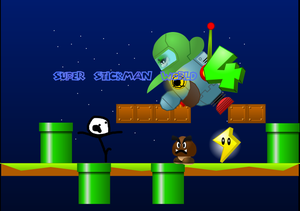 play Super Stickman World 4
