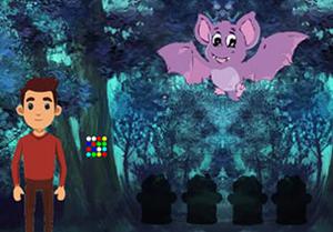 play Boy Out From Bats Forest Escape