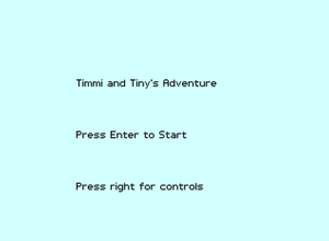 play Timmi And Tini'S Adventure