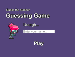 play Guessing Game