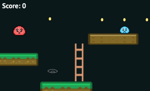 play Red Slime Runner (Platformer)