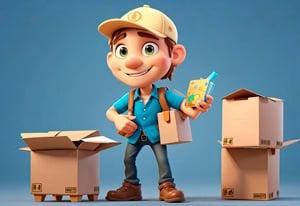 play Postal Courier Crazy Delivery