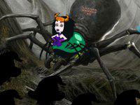 play Spider Attend Halloween Party