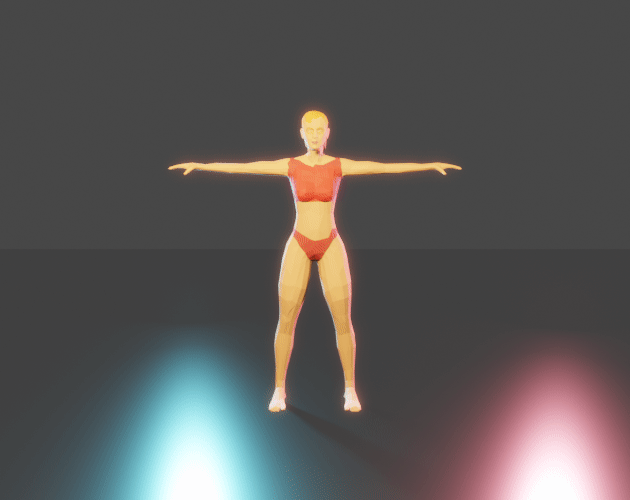 play Low Poly -Beach Woman -50 Beach Sport Poses