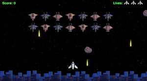 play Simple Space Shooter Game